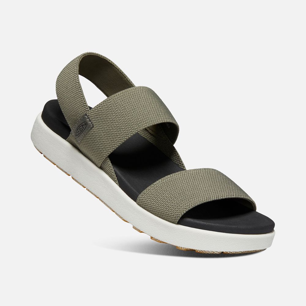 Keen Strandsandaler Dam Olivgröna - Elle Backstrap - 498610UFT